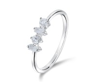 Beautiful CZ Stone Silver Ring NSR-4029